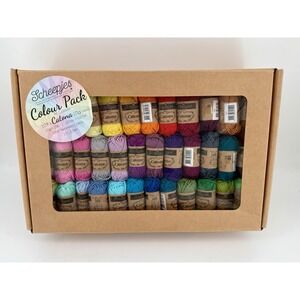 Scheepjes Catona Colour Pack • 109 Mini Balls • 100% Mercerized Cotton Set New